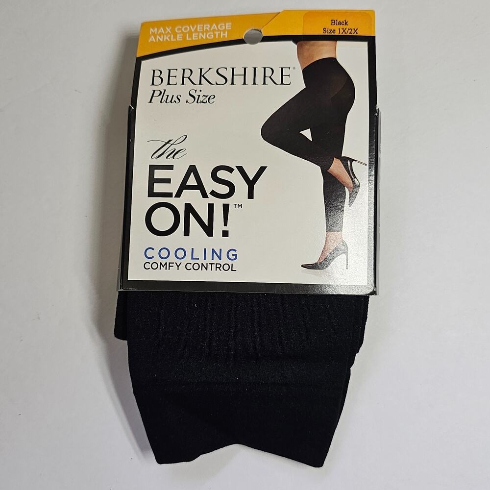 Berkshire Plus Easy On Cooling Comfy Control Ankle Length Tights Black 1X2X 5041